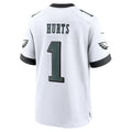 Elroe P.Eagles #1 Jalen Hurts Player White Home Game Stitched Jerseys