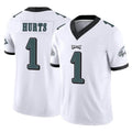 Elroe P.Eagles #1 Jalen Hurts Player White Limited Vapor F.U.S.E. Home Game Stitched Jerseys