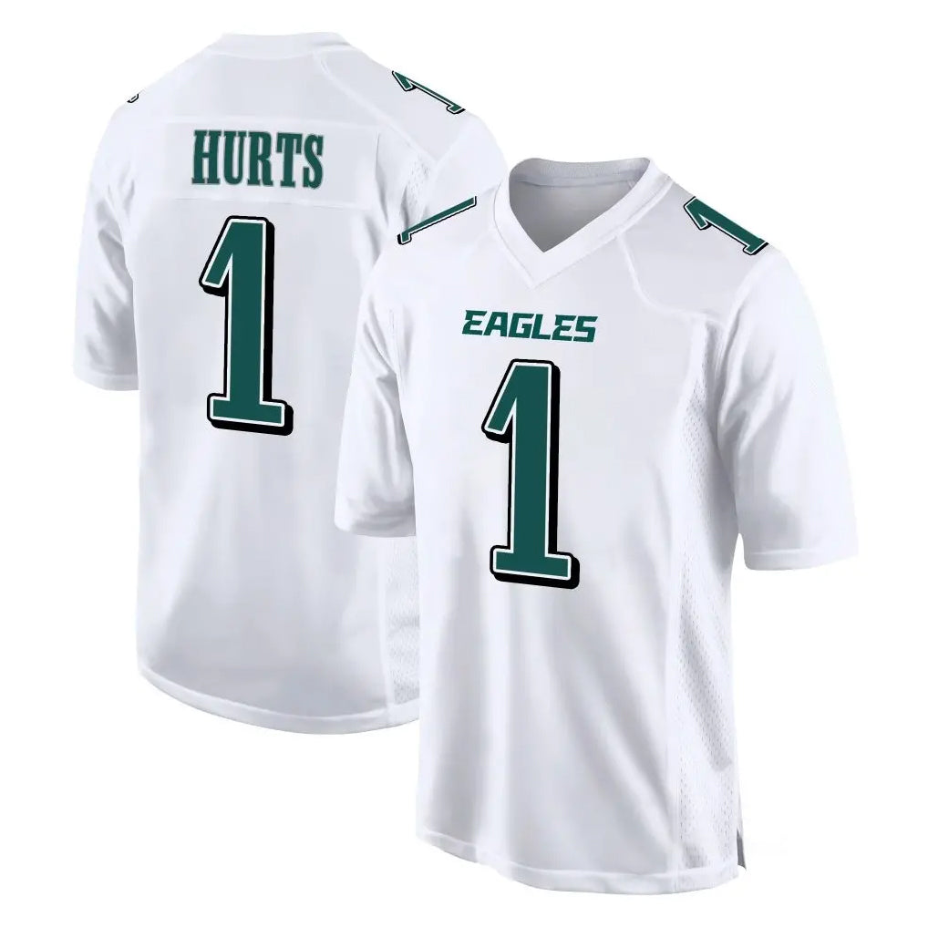 Elroe P.Eagles #1 Jalen Hurts Player White Tundra Fashion Home Game Stitched Jerseys