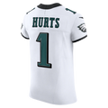 Elroe P.Eagles #1 Jalen Hurts White Vapor F.U.S.E. Elite Stitched Jerseys