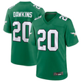 Elroe P.Eagles #20 Brian Dawkins Green Alternate Retired Player Game Stitched American Stitched Jerseys