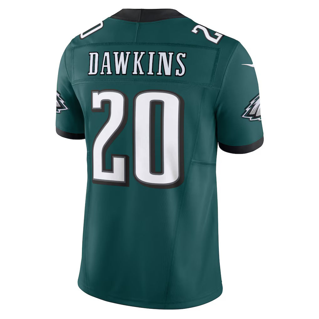 Elroe P.Eagles #20 Brian Dawkins Midnight Green Vapor F.U.S.E. Limited Stitched Jerseys