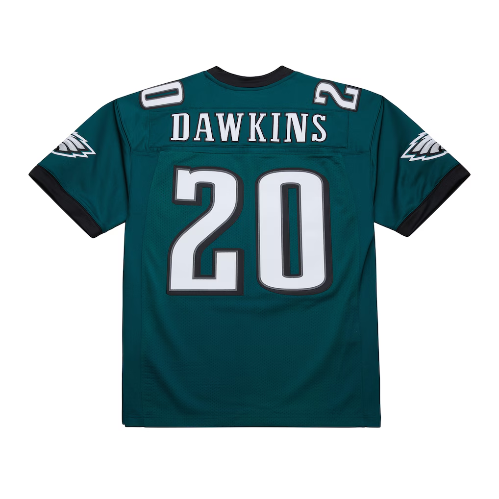 Elroe P.Eagles #20 Brian Dawkins Mitchell & Ness Green 2007 Authentic Throwback Retired Player Stitched Puhic Jersey