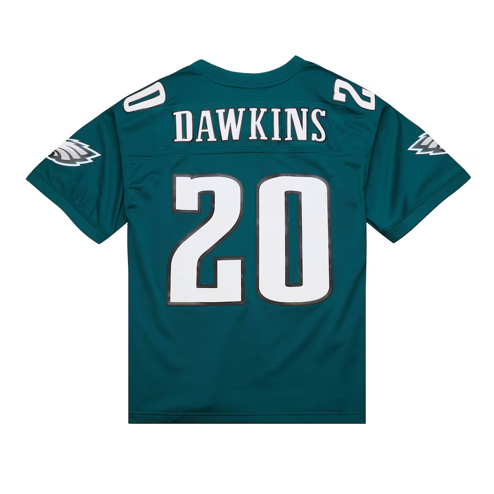 Elroe P.Eagles #20 Brian Dawkins Mitchell & Ness Green Legacy Replica Jersey