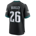 Elroe P.Eagles #26 Saquon Barkley Black Alternate Game Jersey Stitched American Stitched Jersey