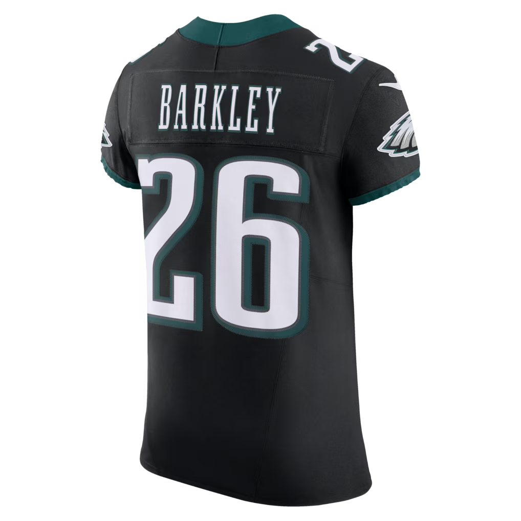 Elroe P.Eagles #26 Saquon Barkley Black Alternate Vapor F.U.S.E. Elite Stitched Jerseys
