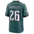 Elroe P.Eagles #26 Saquon Barkley Midnight Green Game Player Stitched American Stitched Jerseys
