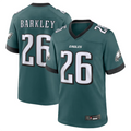 Elroe P.Eagles #26 Saquon Barkley Midnight Green Game Player Jersey Stitched American Stitched Jersey