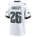 Elroe P.Eagles #26 Saquon Barkley Midnight White Game Player Jersey Stitched American Stitched Jersey
