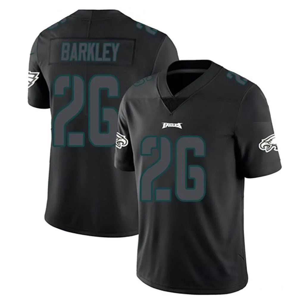 Elroe P.Eagles #26 Saquon Barkley Player Limited Black Impact Home Game Stitched Jerseys
