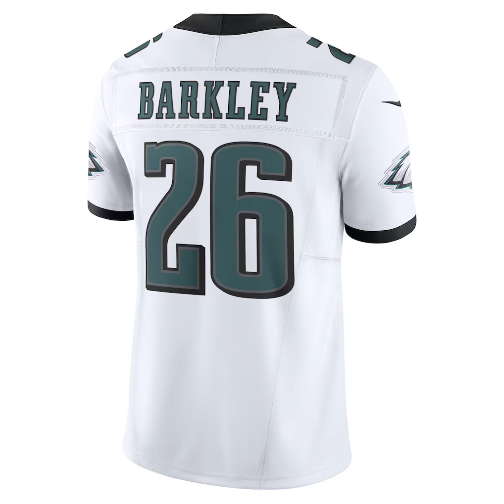 Elroe P.Eagles #26 Saquon Barkley White Vapor F.U.S.E. Limited Stitched Jerseys