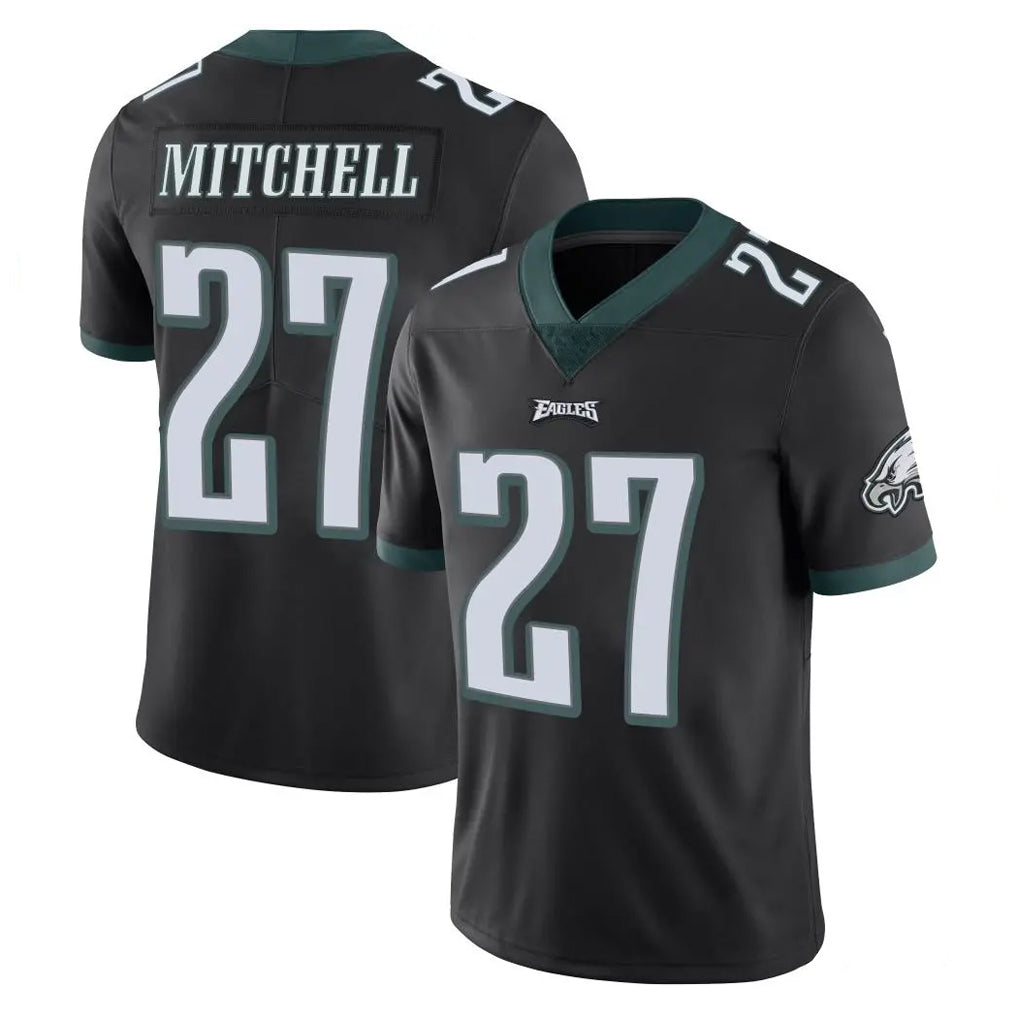 Elroe P.Eagles #27 Quinyon Mitchell Player Black Limited Vapor Untouchable Home Game Stitched Jerseys
