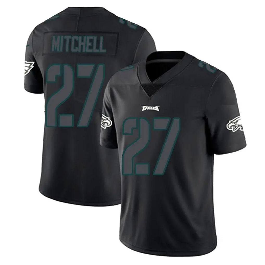 Elroe P.Eagles #27 Quinyon Mitchell Player Limited Black Impact Home Game Stitched Jerseys