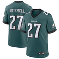 Elroe P.Eagles #27 Quinyon Mitchell Player Midnight Green Replica Game Stitched Jerseys