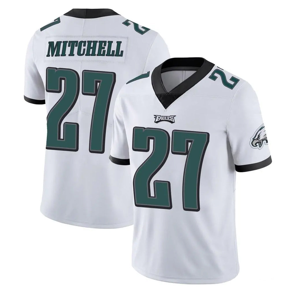 Elroe P.Eagles #27 Quinyon Mitchell Player White Limited Vapor Untouchable Home Game Stitched Jerseys