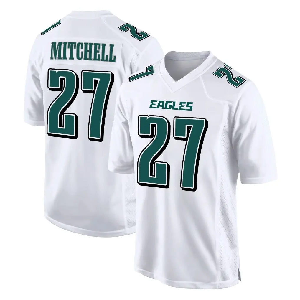 Elroe P.Eagles #27 Quinyon Mitchell Player White Tundra Fashion Home Game Stitched Jerseys