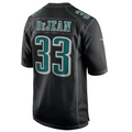 Elroe P.Eagles #33 Cooper DeJean Player Carbon Black Super Bowl LIX Fashion Game Player Stitched Jersey