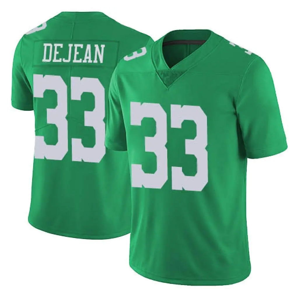 Elroe P.Eagles #33 Cooper DeJean Player Green Limited Vapor Untouchable Home Game Stitched Jerseys