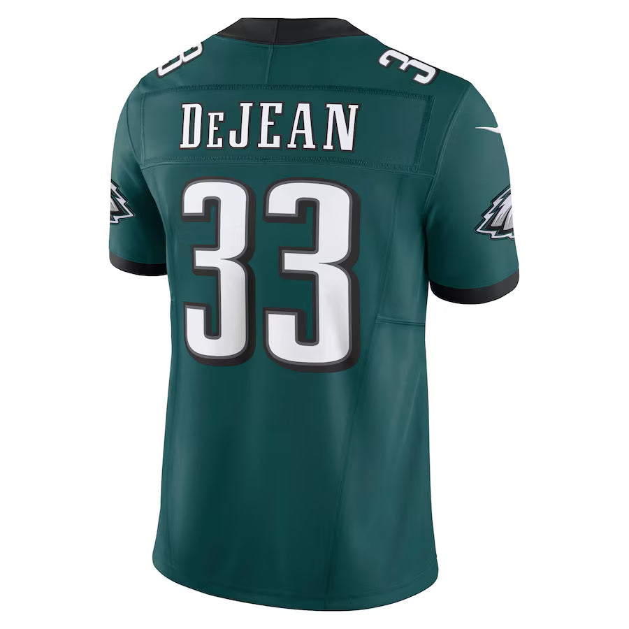 Elroe P.Eagles #33 Cooper DeJean Player Midnight Green Vapor F.U.S.E. Limited Stitched Jerseys