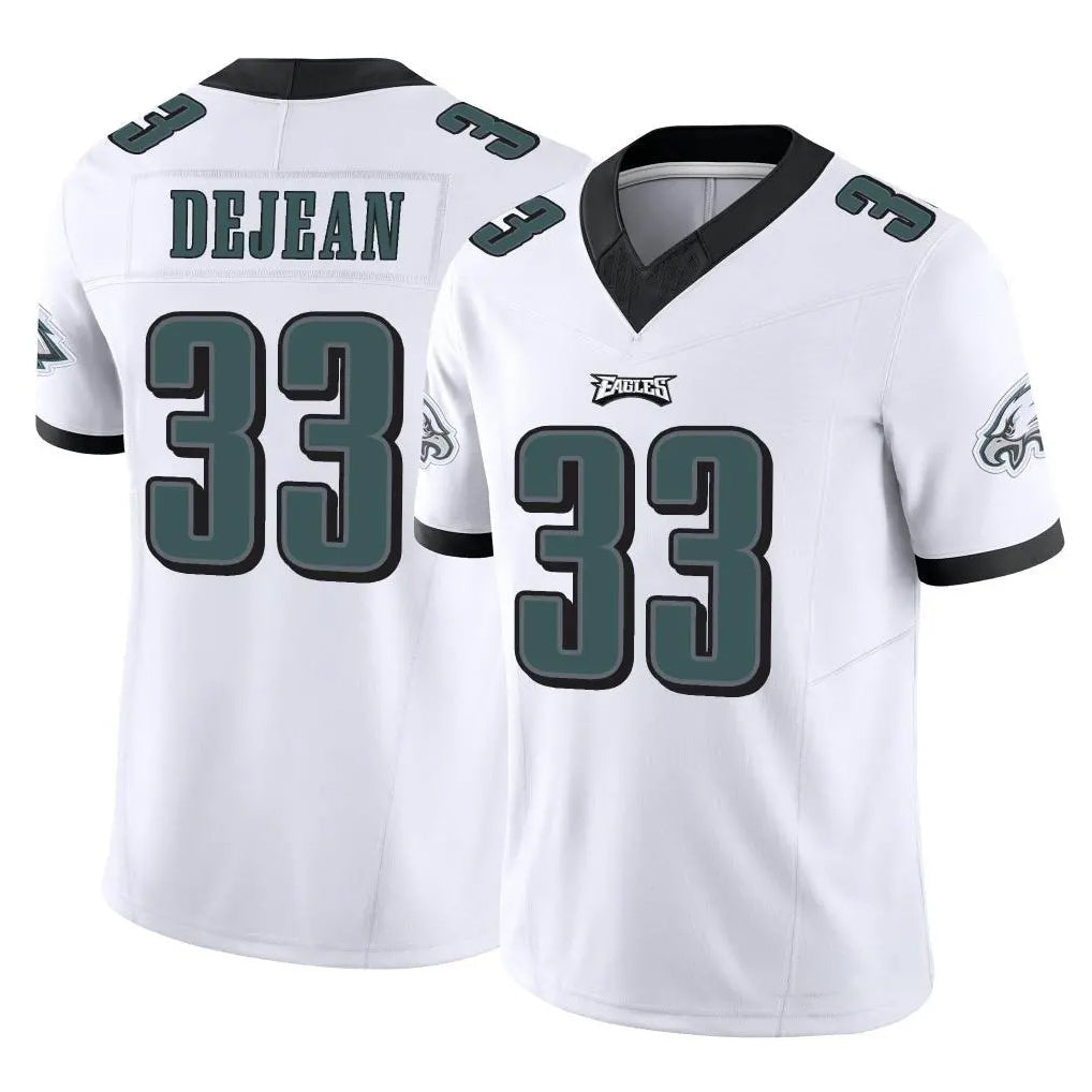 Elroe P.Eagles #33 Cooper DeJean Player White Limited Vapor F.U.S.E. Home Game Stitched Jerseys