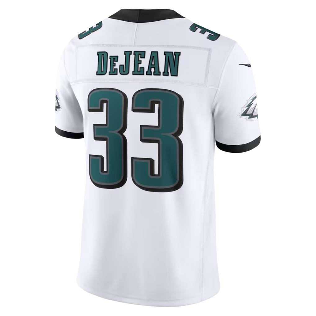 Elroe P.Eagles #33 Cooper DeJean White Vapor F.U.S.E. Stitched Limited  Stitched Jerseys