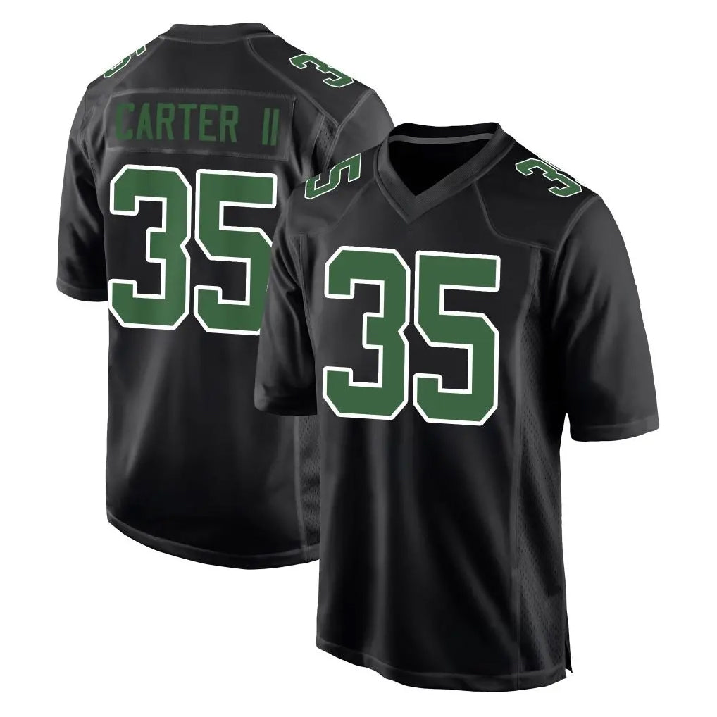 Elroe P.Eagles #35 Michael Carter II Player Carbon Green Fashion Home Game Stitched Jerseys