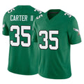 Elroe P.Eagles #35 Michael Carter II Player Green Kelly Alternate Vapor F.U.S.E. Home Game Stitched Jerseys