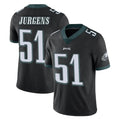 Elroe P.Eagles #51 Cam Jurgens Player Black Limited Vapor Untouchable Home Game Stitched Jerseys