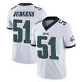 Elroe P.Eagles #51 Cam Jurgens Player White Limited Vapor Untouchable Home Game Stitched Jerseys