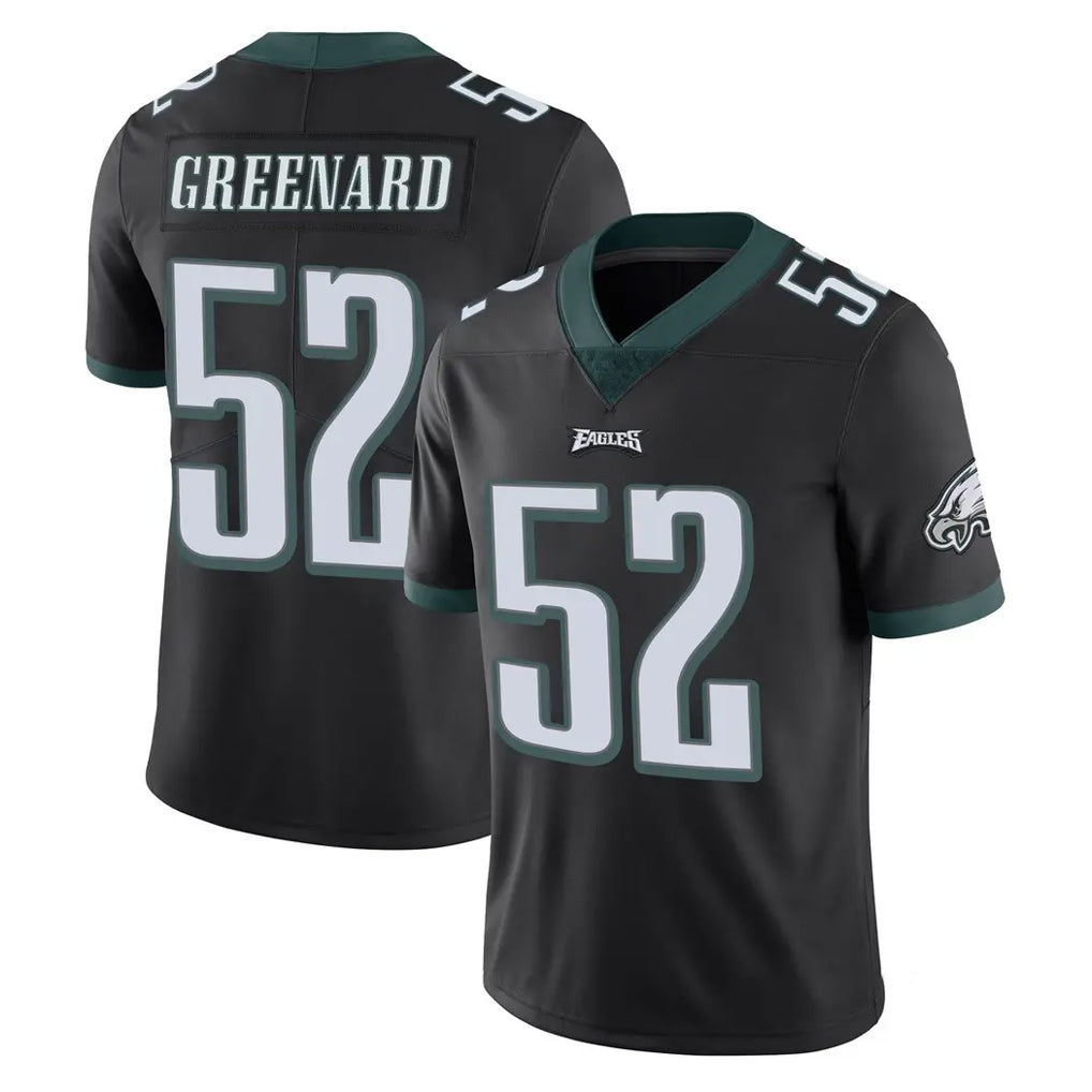 Elroe P.Eagles #52 Jonathan Greenard Player Black Limited Vapor Untouchable Home Game Stitched Jerseys