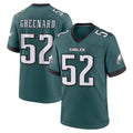 Elroe P.Eagles #52 Jonathan Greenard Player Green Home Game Stitched Jerseys