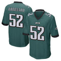 Elroe P.Eagles #52 Jonathan Greenard Player Team Color Green Home Game Stitched Jerseys