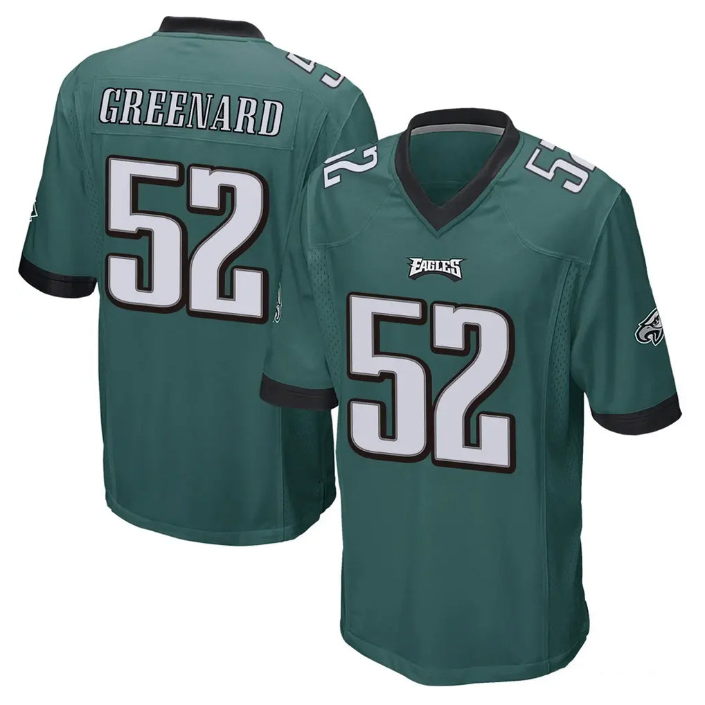 Elroe P.Eagles #52 Jonathan Greenard Player Team Color Green Home Game Stitched Jerseys
