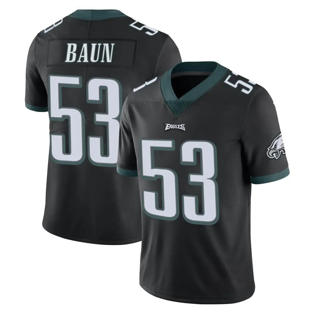 Elroe P.Eagles #53 Zack Baun Player Black Limited Vapor Untouchable Home Game Stitched Jerseys
