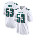 Elroe P.Eagles #53 Zack Baun Player White Tundra Fashion Home Game Stitched Jerseys