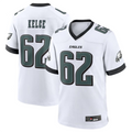 Elroe P.Eagles #62 Jason Kelce White White Game Stitched American Stitched Jerseys