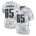 Elroe P.Eagles #65 Lane Johnson Player Arctic Camo Salute to Service Limited Game Stitched Jerseys