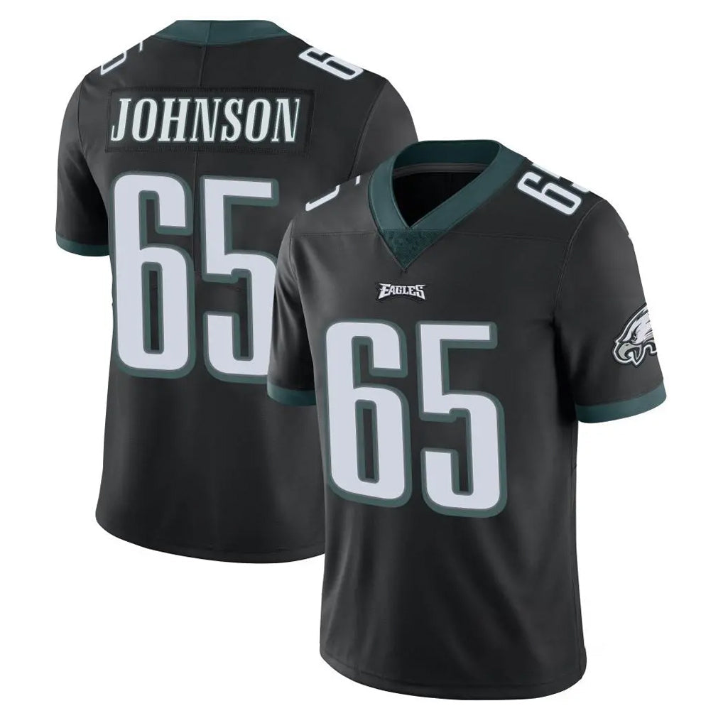 Elroe P.Eagles #65 Lane Johnson Player Black Limited Vapor Untouchable Home Game Stitched Jerseys