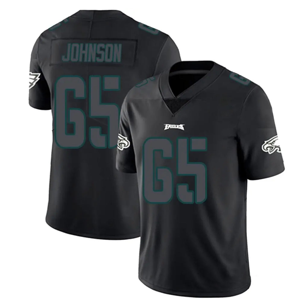 Elroe P.Eagles #65 Lane Johnson Player Limited Black Impact Home Game Stitched Jerseys