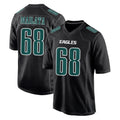 Elroe P.Eagles #68 Jordan Mailata Player Carbon Black Fashion Home Game Stitched Jerseys