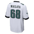 Elroe P.Eagles #68 Jordan Mailata Player White Home Game Stitched Jerseys