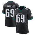 Elroe P.Eagles #69 Landon Dickerson Player Black Game Home Stitched Jerseys