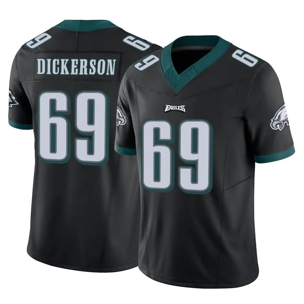 Elroe P.Eagles #69 Landon Dickerson Player Black Limited Vapor F.U.S.E. Home Game Stitched Jerseys