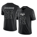 Elroe P.Eagles #69 Landon Dickerson Player Black Reflective Limited Home Game Stitched Jerseys