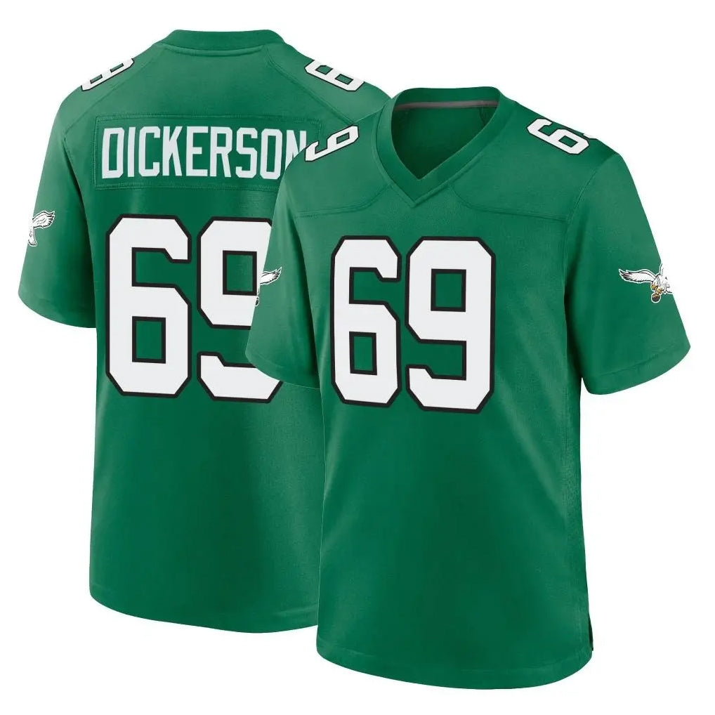 Elroe P.Eagles #69 Landon Dickerson Player Green Kelly Alternate Home Game Stitched Jerseys
