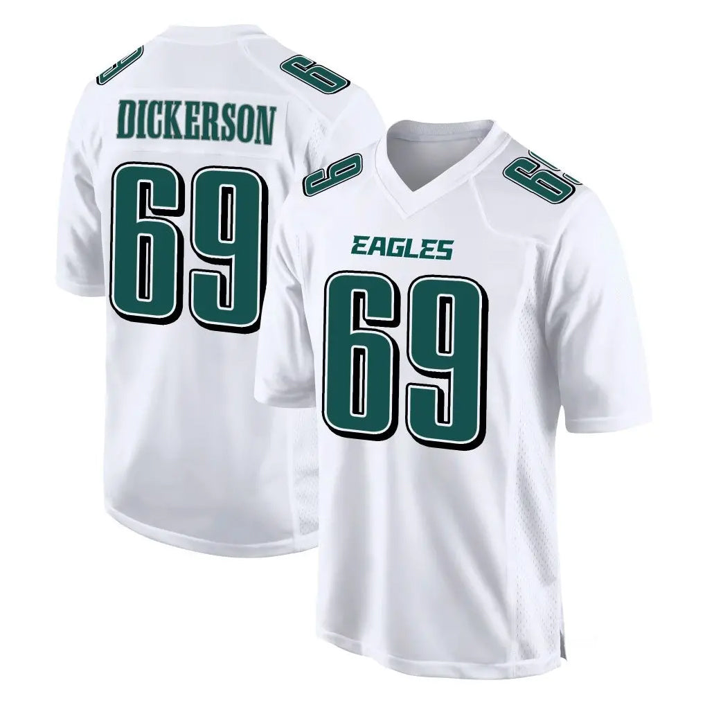 Elroe P.Eagles #69 Landon Dickerson Player White Tundra Fashion Home Game Stitched Jerseys