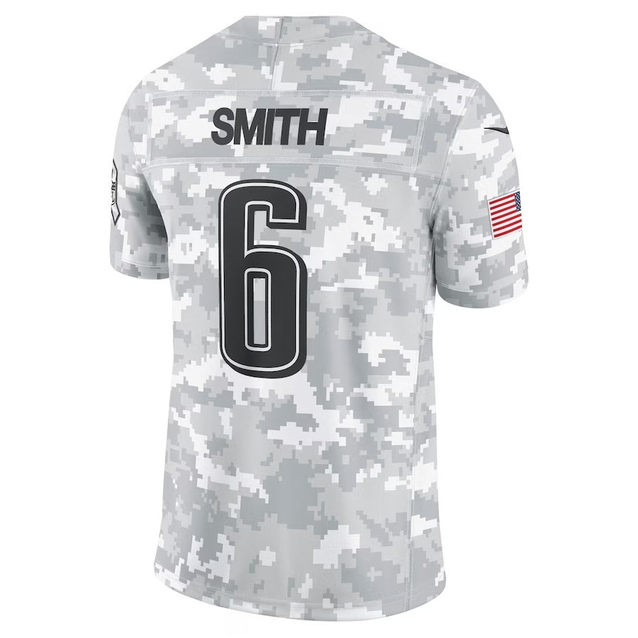 Elroe P.Eagles #6 DeVonta Smith Arctic Camo 2024 Salute to Service Limited Stitched Jerseys