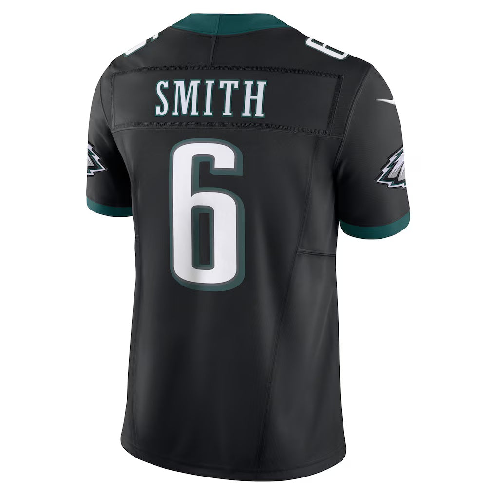 Elroe P.Eagles #6 DeVonta Smith Black Alternate Vapor F.U.S.E. Limited Stitched Jerseys