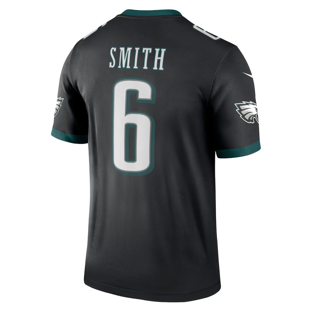 Elroe P.Eagles #6 DeVonta Smith Black Legend Player Performance Top Stitched Jerseys