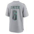 Elroe P.Eagles #6 DeVonta Smith Gray Atmosphere Fashion Game Stitched Jerseys